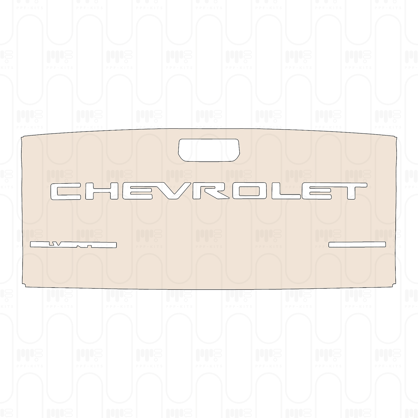 PPF prédécoupé Chevrolet Silverado 1500 Custom 2022