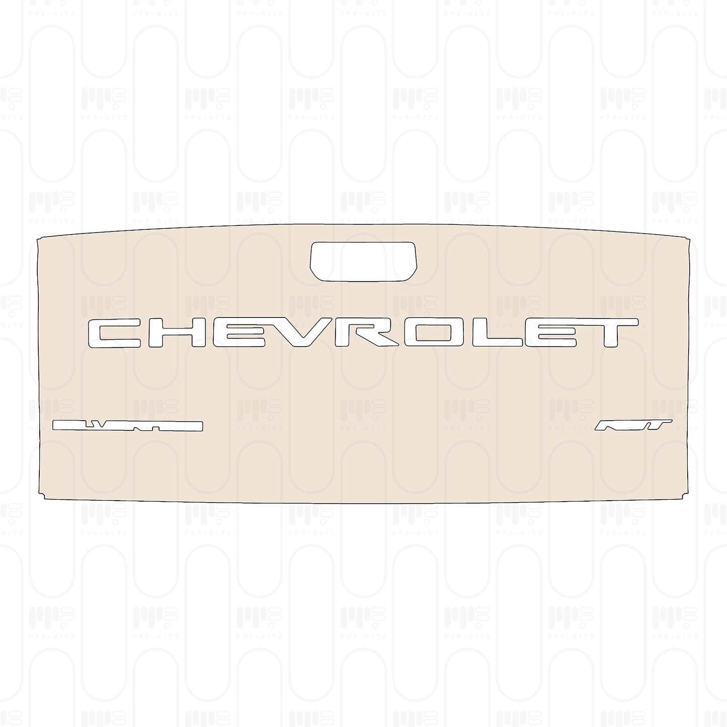 PPF prédécoupé Chevrolet Silverado 1500 RST 2022
