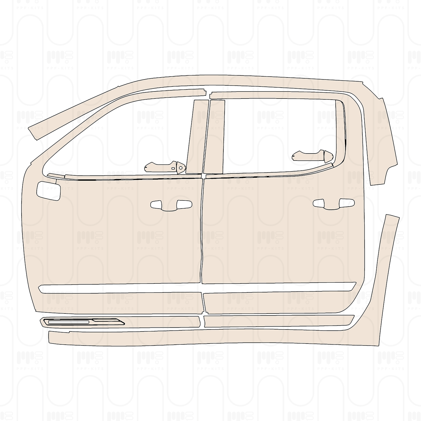 PPF prédécoupé Chevrolet Silverado 1500 High Country 2022