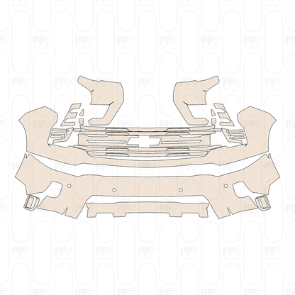 PPF prédécoupé Chevrolet Silverado HD 2500 HD LTZ 2024