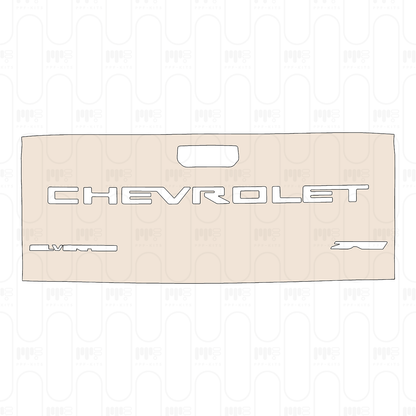 PPF prédécoupé Chevrolet Silverado HD 2500 HD ZR2 2024
