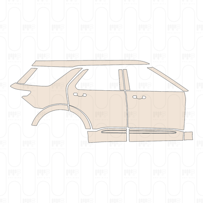 PPF prédécoupé Ford Explorer (CN) 2022