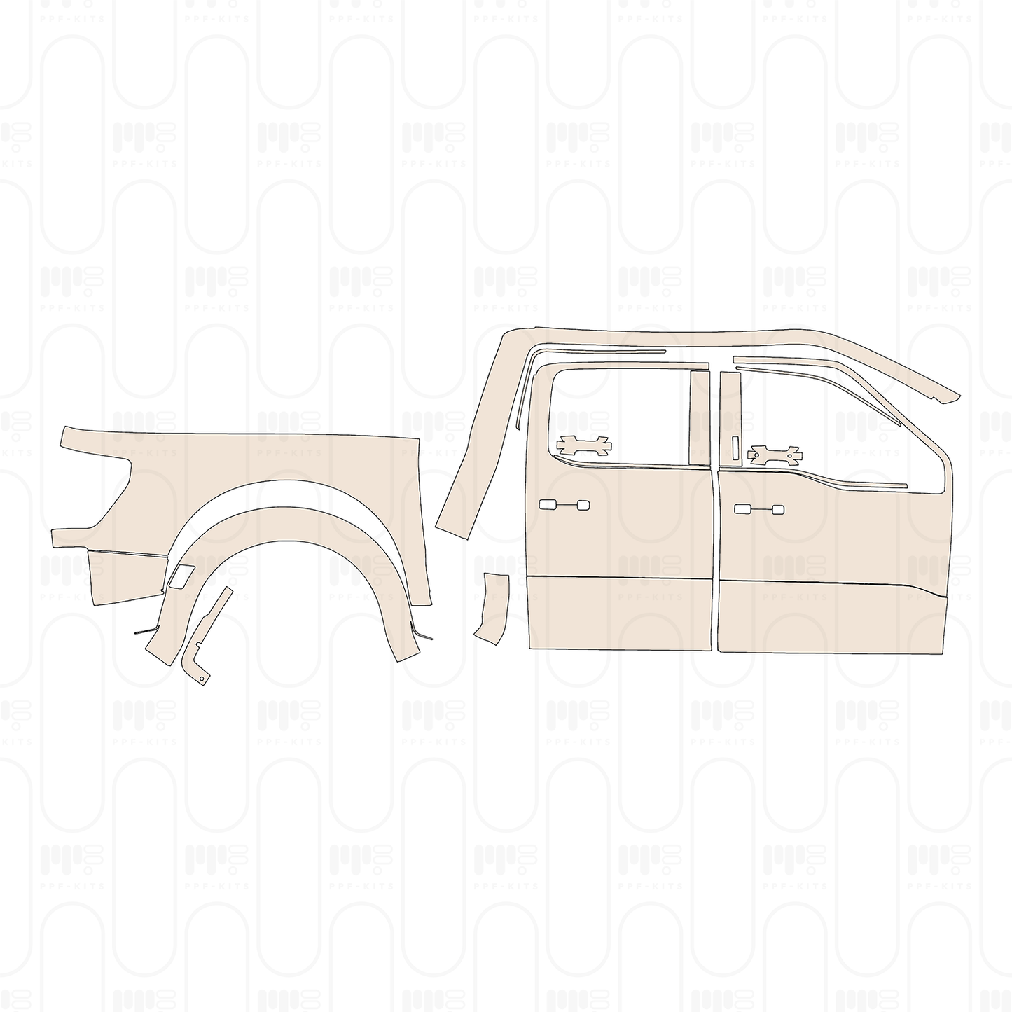 PPF prédécoupé Ford F-150 Raptor R 2024