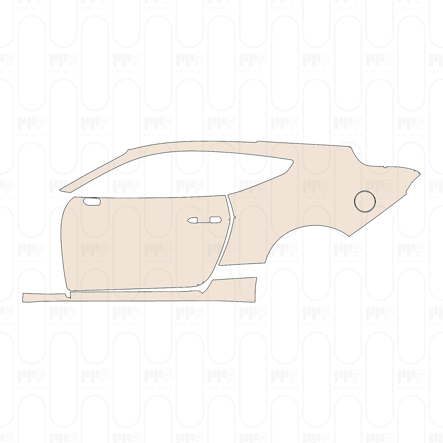 PPF prédécoupé Ford Mustang Fastback EcoBoost 2024