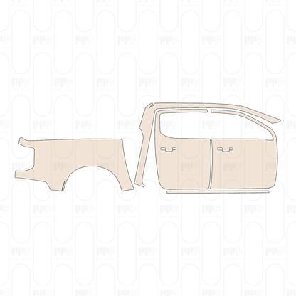 PPF prédécoupé Ford Ranger (EU) MS-RT Double Cab 2025