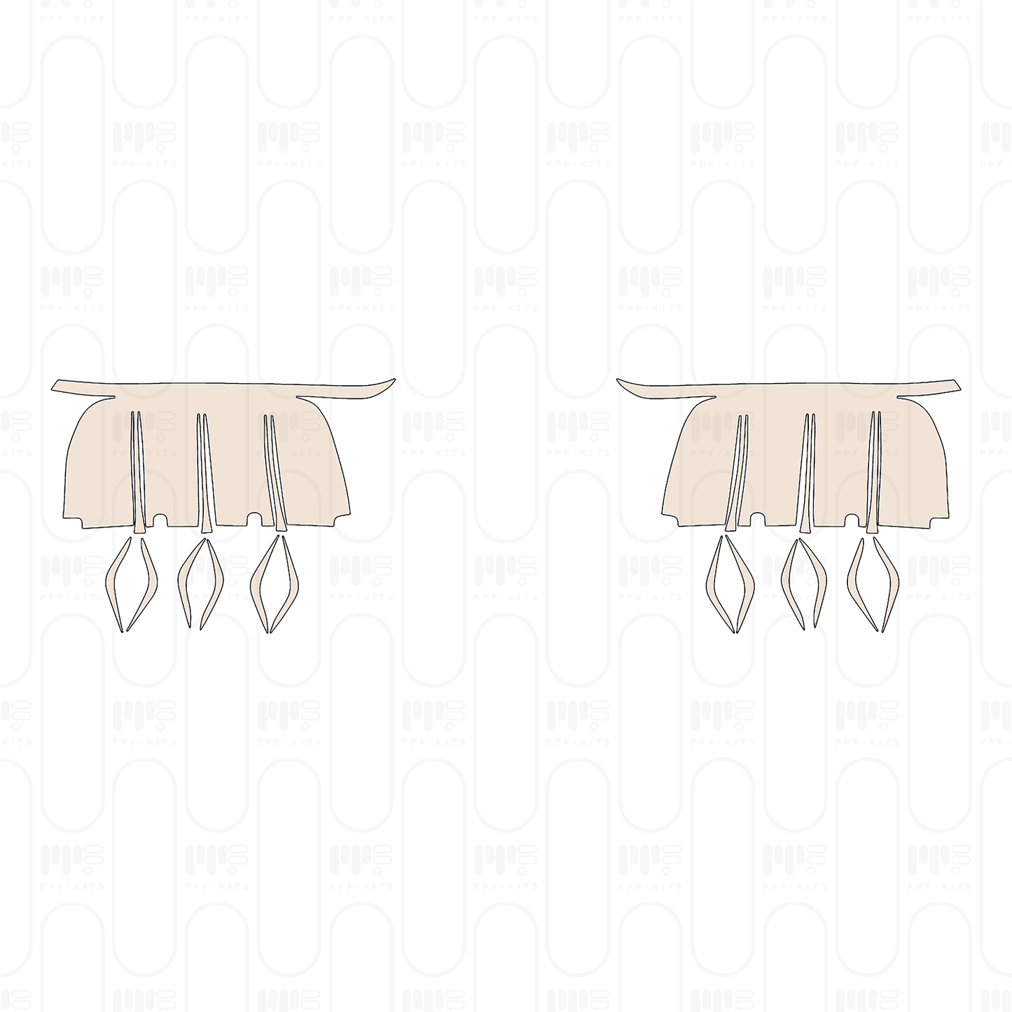 PPF prédécoupé Ford Ranger (EU) MS-RT Double Cab 2025