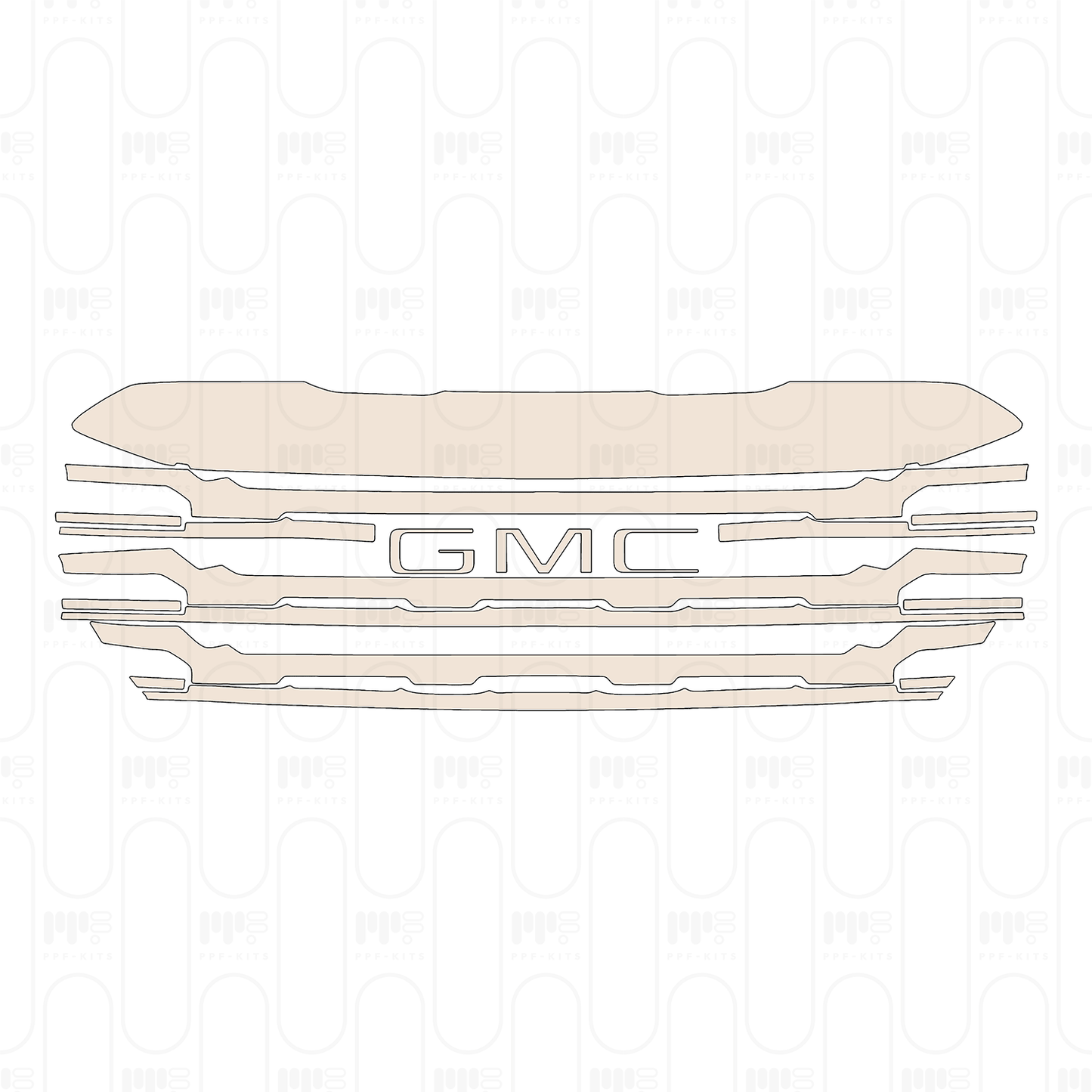 PPF prédécoupé GMC Sierra 1500 Crew Cab ELEVATION 2022