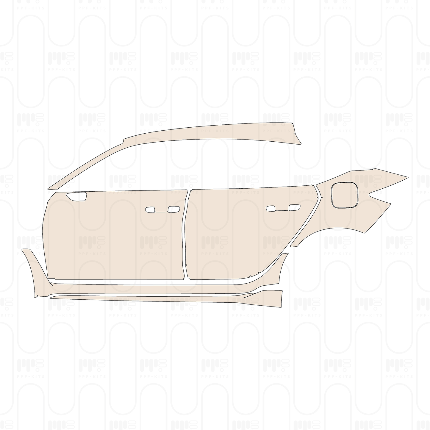 PPF prédécoupé Honda Civic Type R 2023