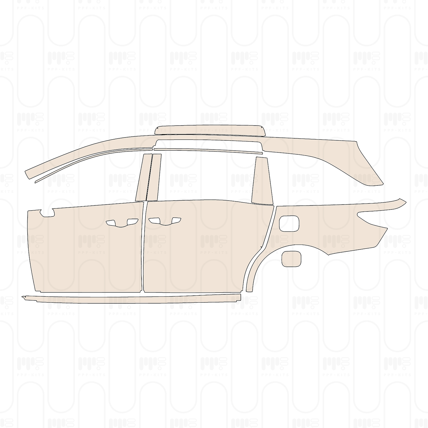 PPF prédécoupé Honda Odyssey 2022