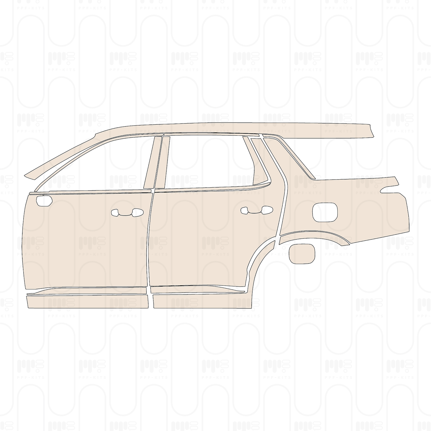 PPF prédécoupé Hyundai Palisade XRT 2023
