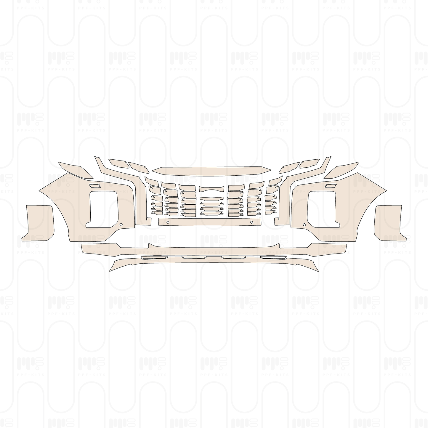 PPF prédécoupé Hyundai Palisade XRT 2023