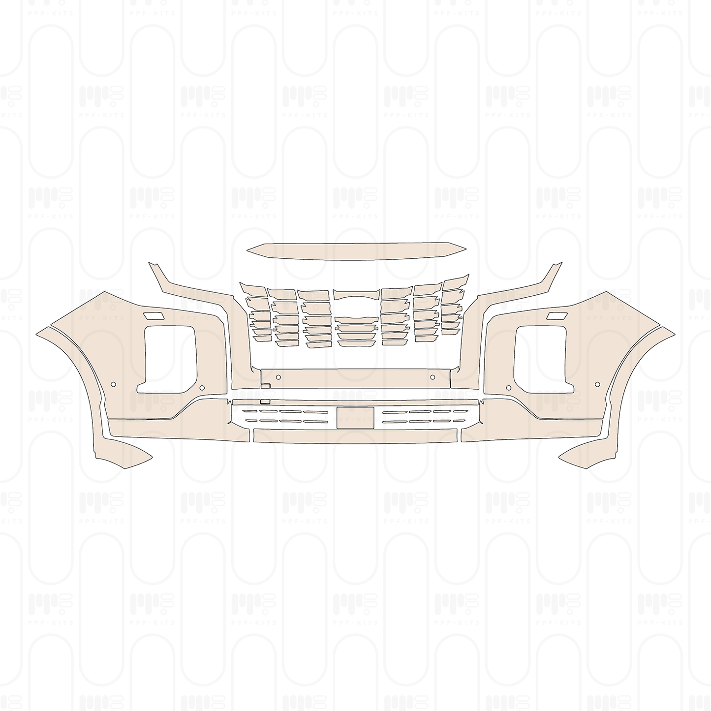 PPF prédécoupé Hyundai Palisade Calligraphy 2023