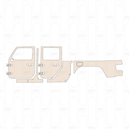 PPF prédécoupé JEEP Gladiator Rubicon 2023
