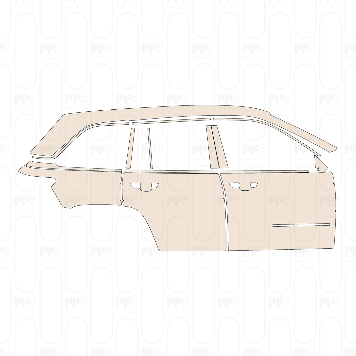 PPF prédécoupé JEEP Grand Cherokee Grand Cherokee (2-row) Altitude 2022