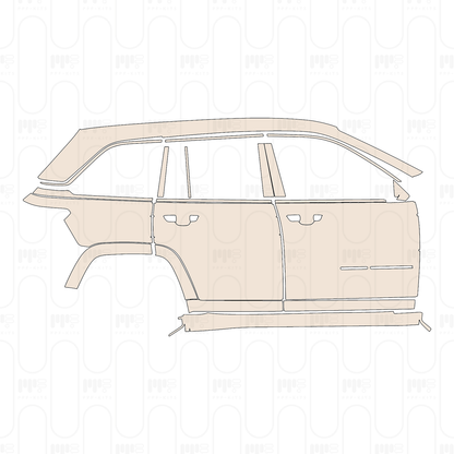 PPF prédécoupé JEEP Grand Cherokee Grand Cherokee (2-row) Overland 2022