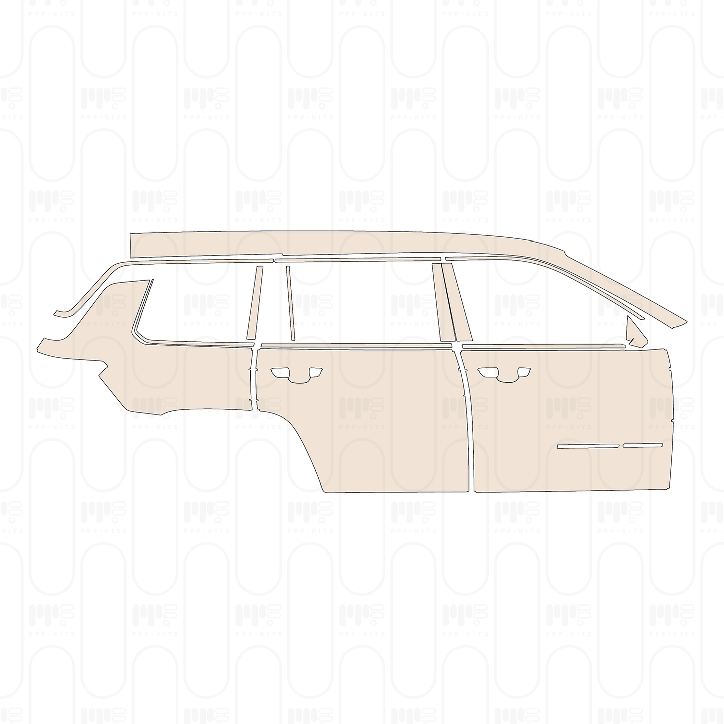 PPF prédécoupé JEEP Grand Cherokee Grand Cherokee L (3-row) Altitude 2022