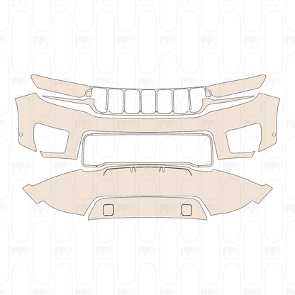 PPF prédécoupé JEEP Grand Cherokee Grand Cherokee L (3-row) Overland 2022