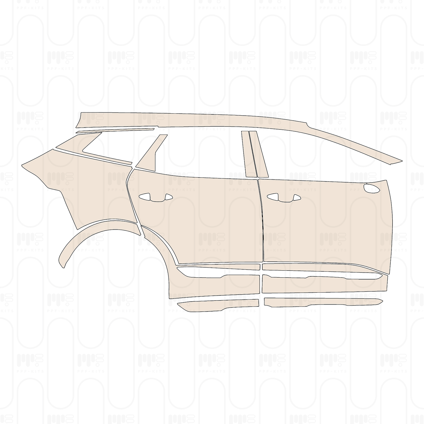 PPF prédécoupé KIA Sportage (US) X-Pro 2025