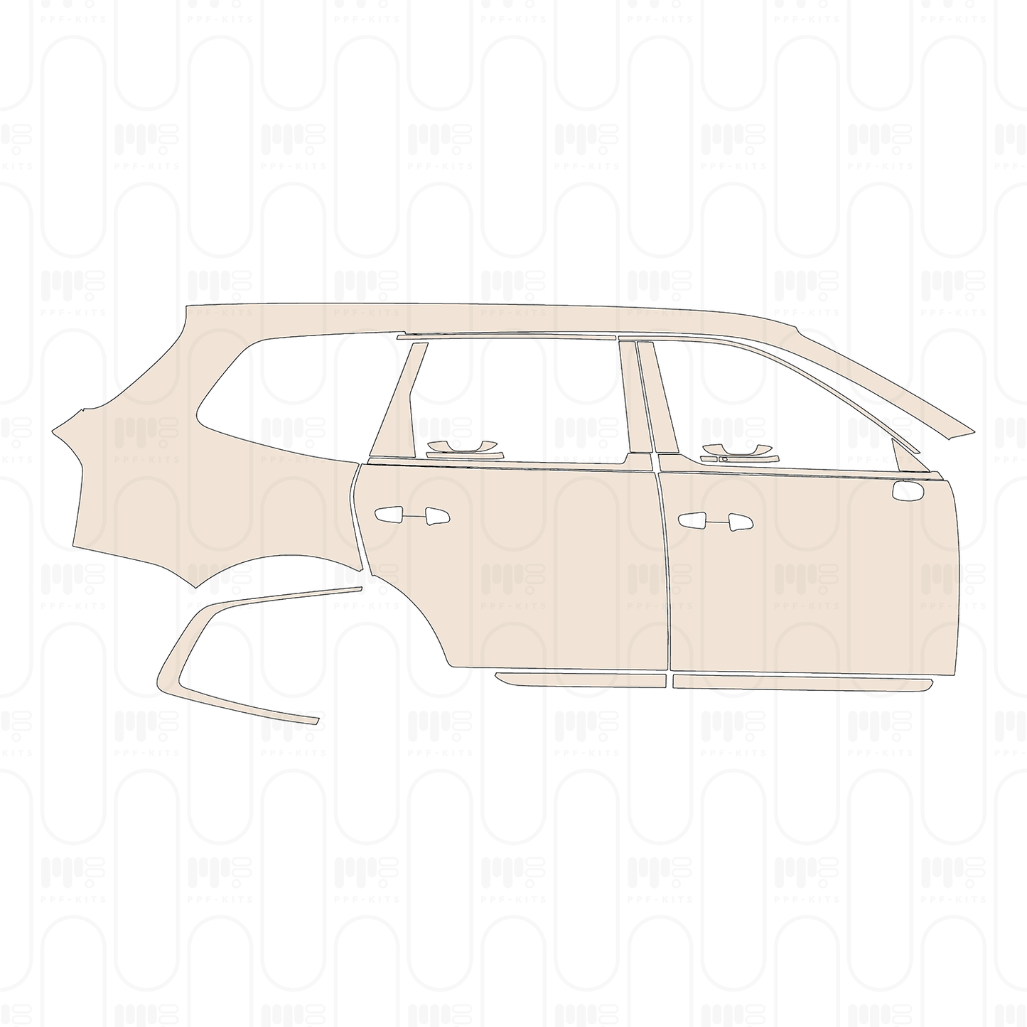 PPF prédécoupé KIA Telluride SX Prestige 2025