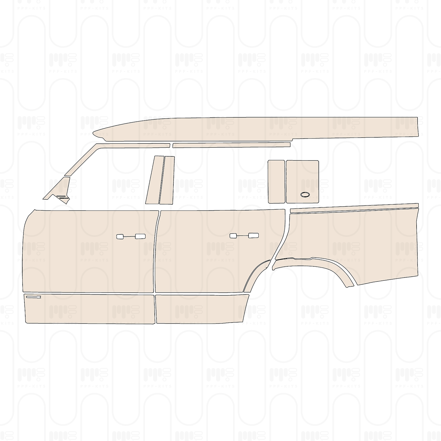 PPF prédécoupé Land Rover Defender 130 X 2023