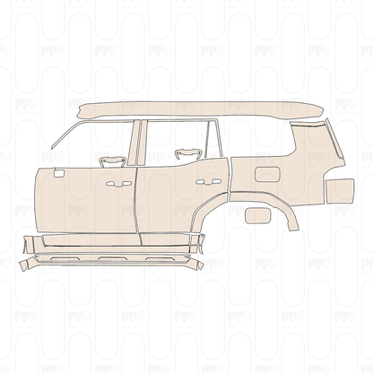 PPF prédécoupé Lexus GX (US) Luxury+ 2024