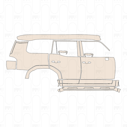 PPF prédécoupé Lexus GX (US) Luxury+ 2024