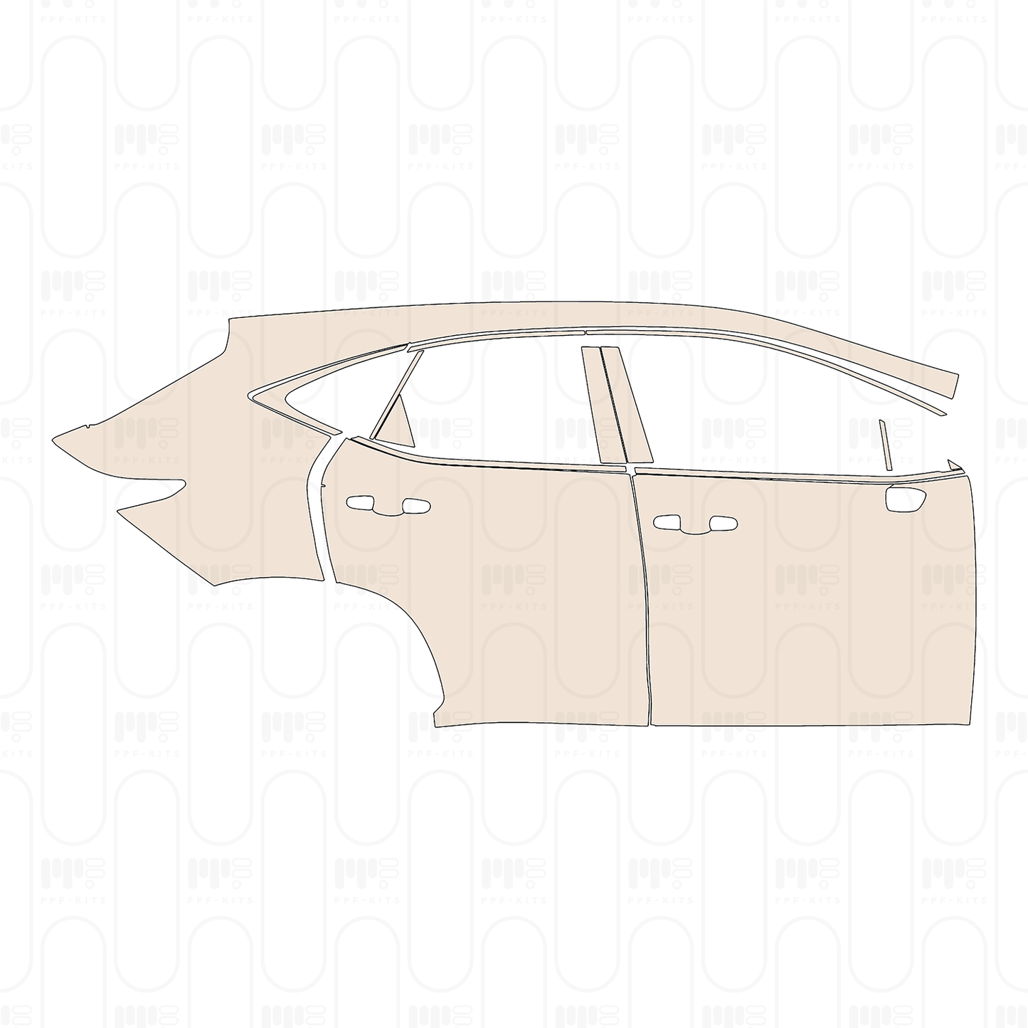 PPF prédécoupé Lexus NX Base 2022