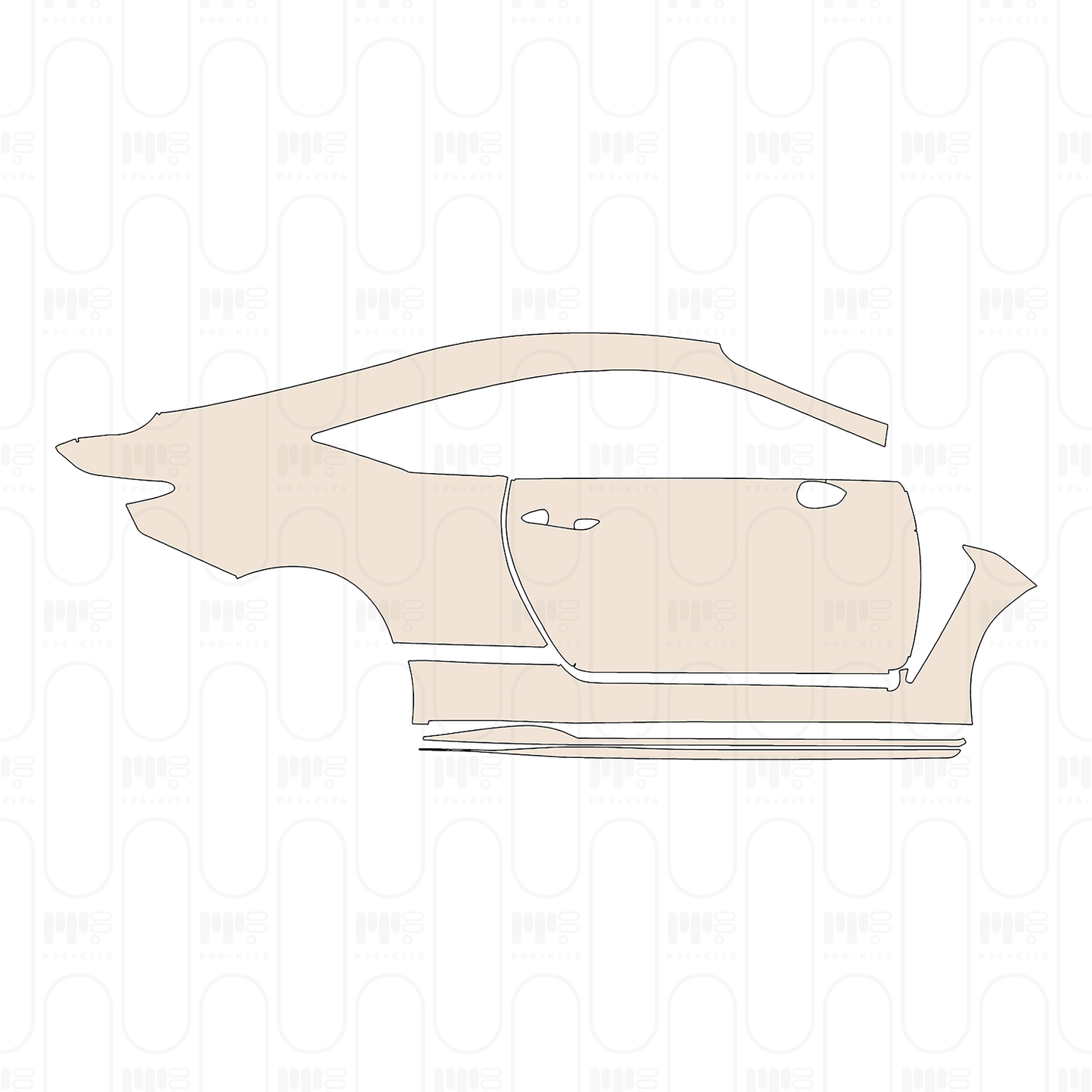 PPF prédécoupé Lexus RCF 2022