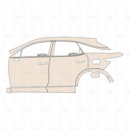 PPF prédécoupé Lexus RX (SWB) F-Sport 2024