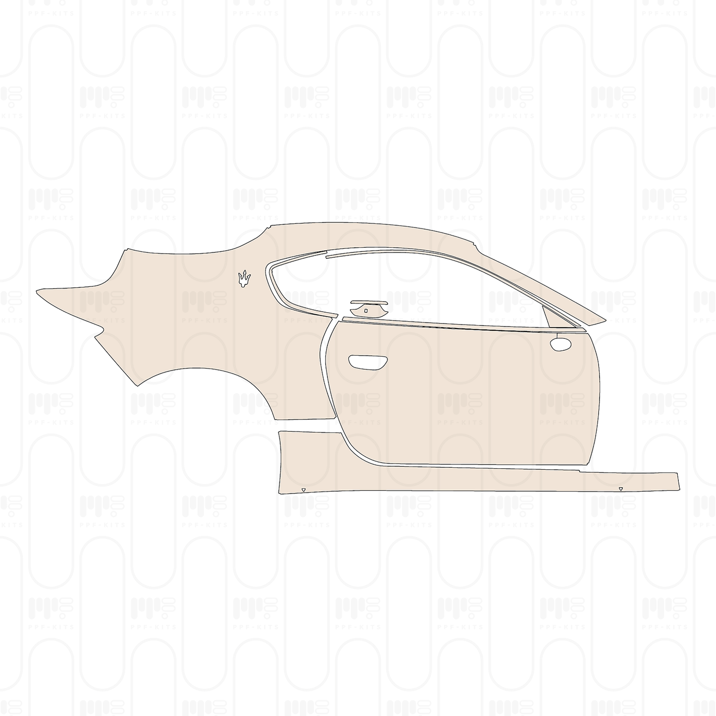 PPF prédécoupé Maserati GranTurismo Modena 2024