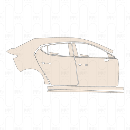 PPF prédécoupé Mazda Axela (Mazda 3) Hatchback 2022