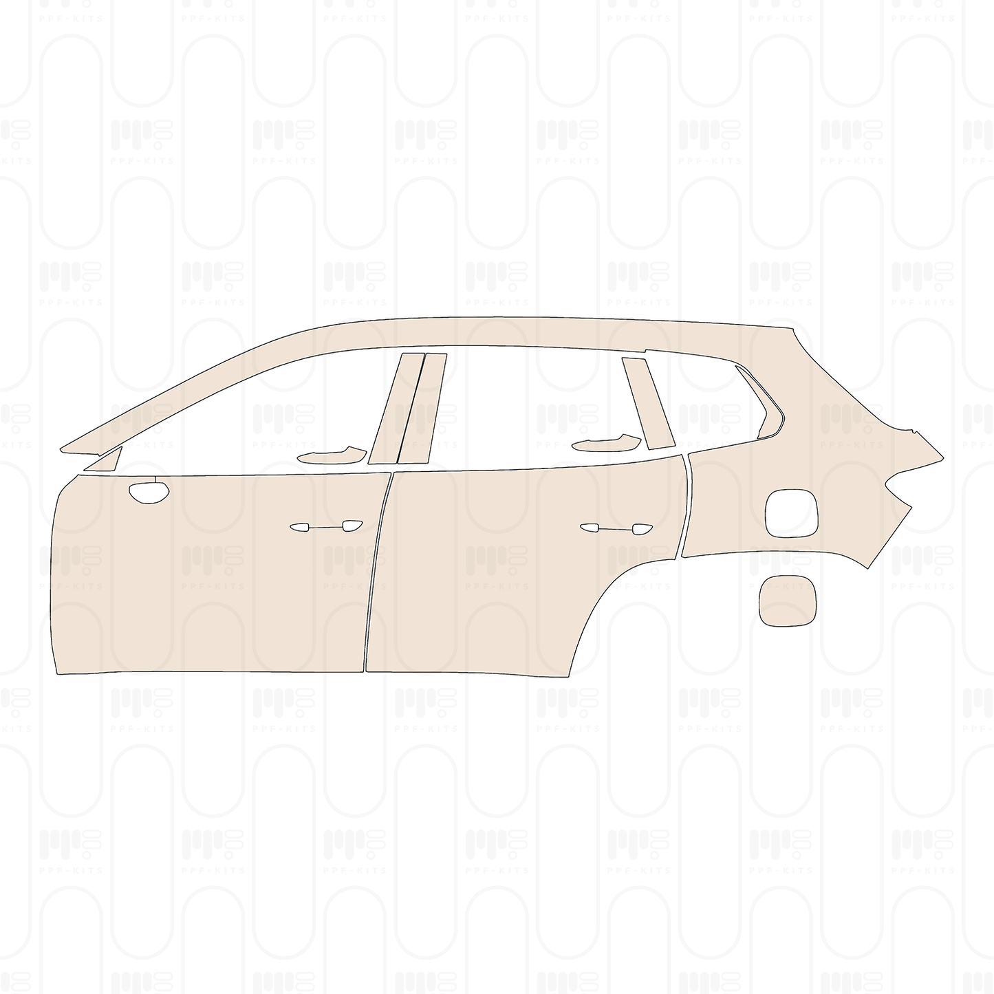 PPF prédécoupé Mazda CX-50 2023