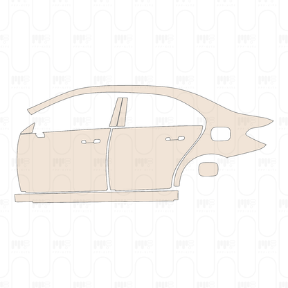 PPF prédécoupé Mercedes-Benz A Class Sedan Base Extended Wheelbase (Chinese only) 2022
