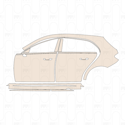 PPF prédécoupé Mercedes-Benz A Class Hatchback AMG A 45 2022