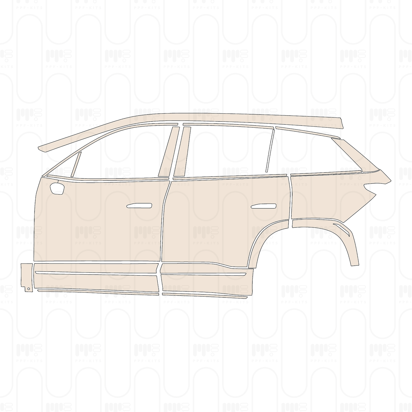 PPF prédécoupé NIO ES7 2023