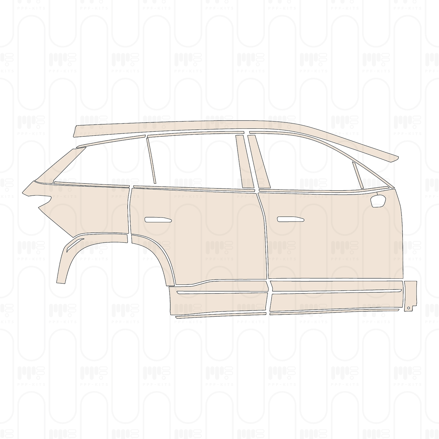 PPF prédécoupé NIO ES7 2023