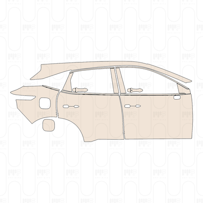 PPF prédécoupé Nissan Qashqai (AU) ST+ 2022