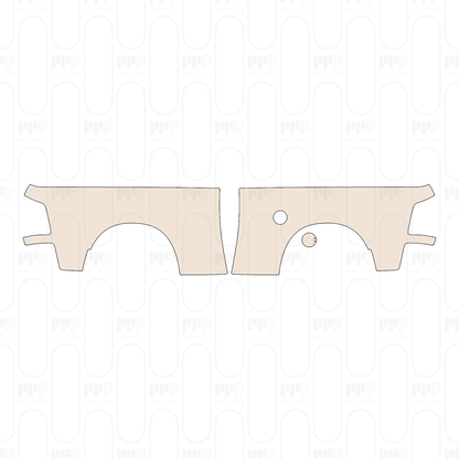 PPF prédécoupé RAM Trucks 2500 Crew Cab Tradesman 2022