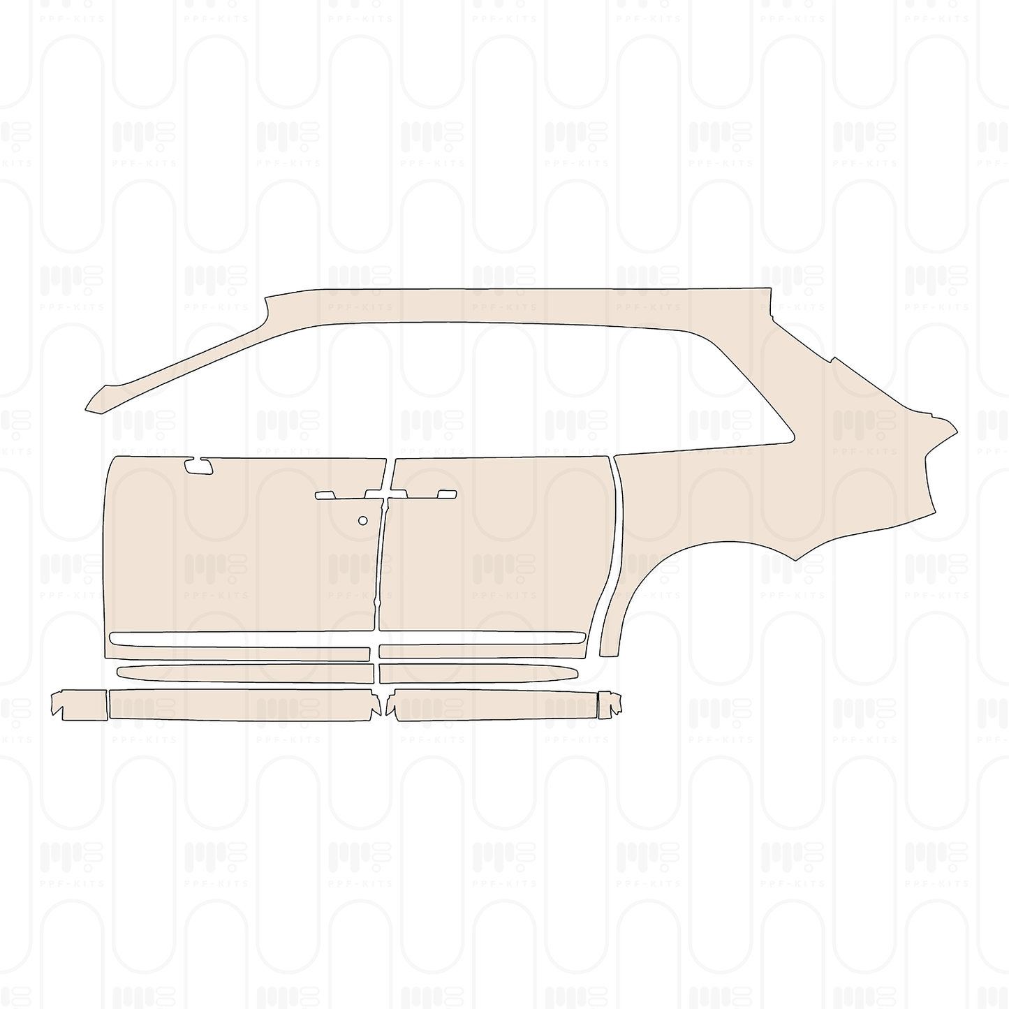 PPF prédécoupé Rolls-Royce Cullinan 2021