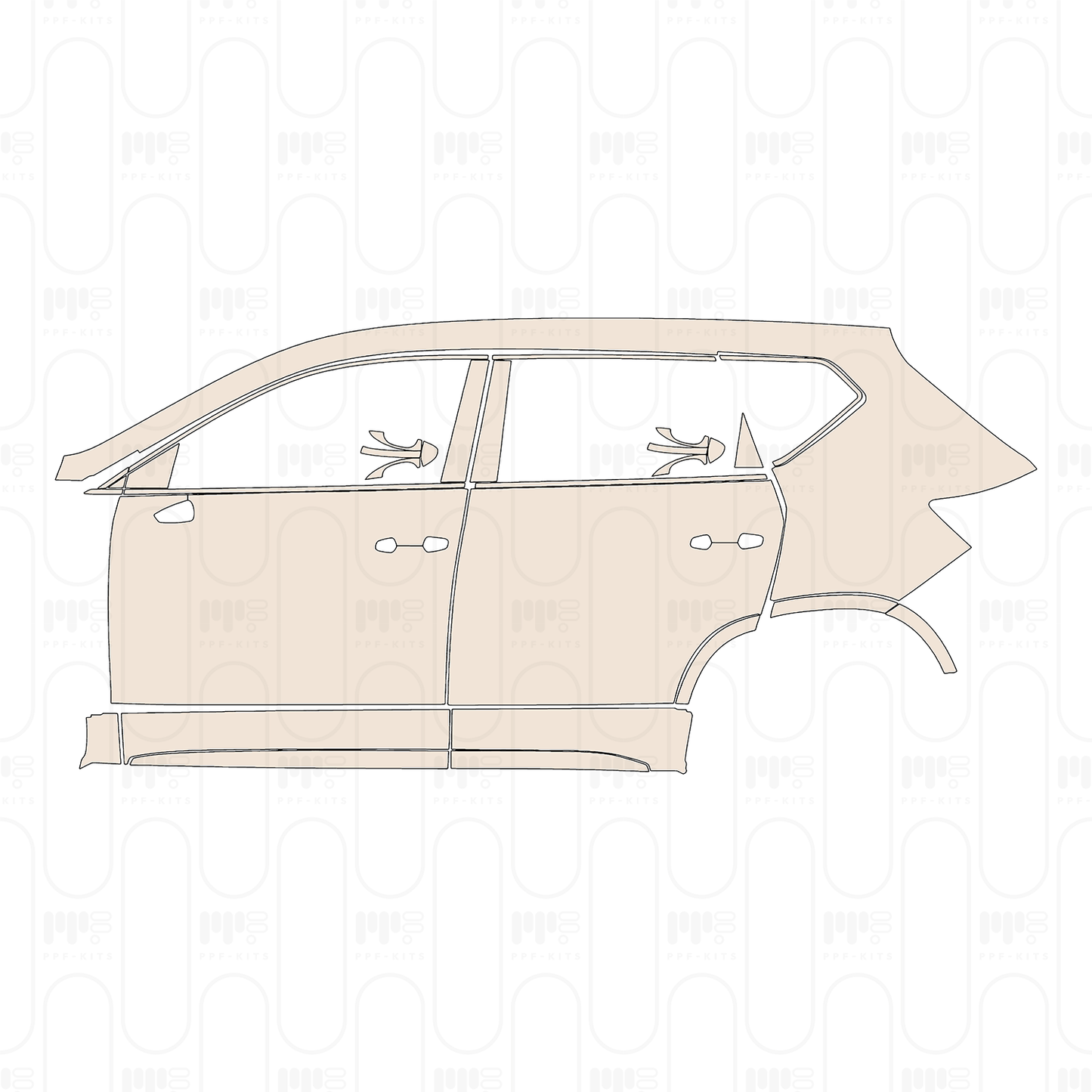 PPF prédécoupé Seat Ateca FR 2025