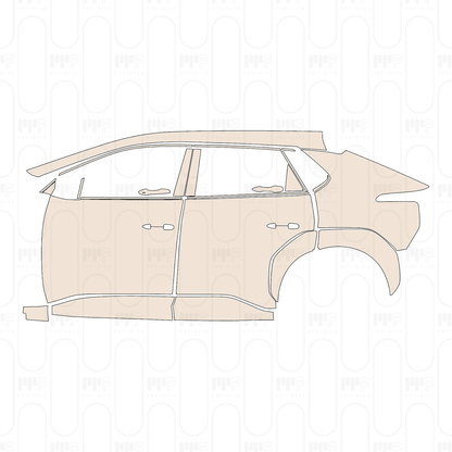 PPF prédécoupé Toyota bZ4X 2023