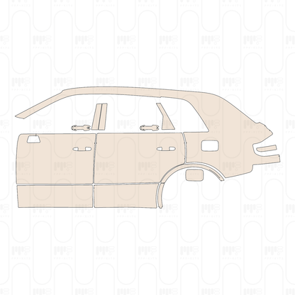 PPF prédécoupé Toyota Century SUV 2024
