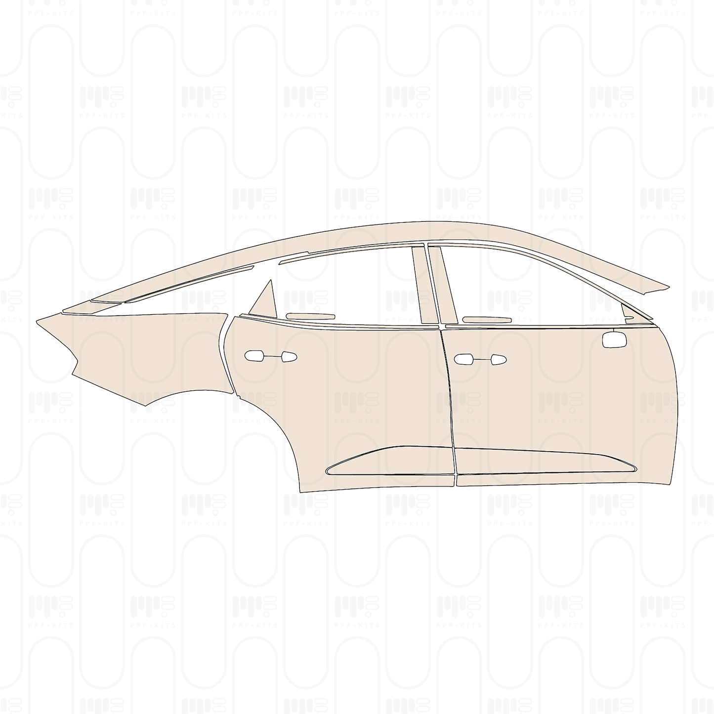 PPF prédécoupé Toyota Crown 2023