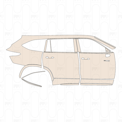 PPF prédécoupé Toyota Crown Kluger 2023