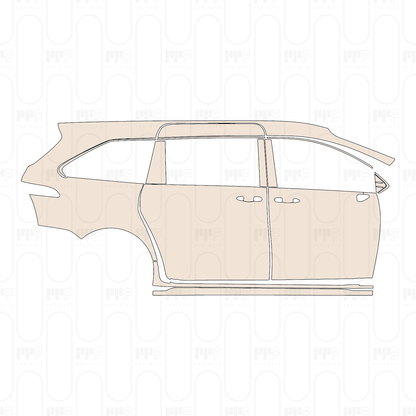 PPF prédécoupé Toyota Sienna Platinum 2022
