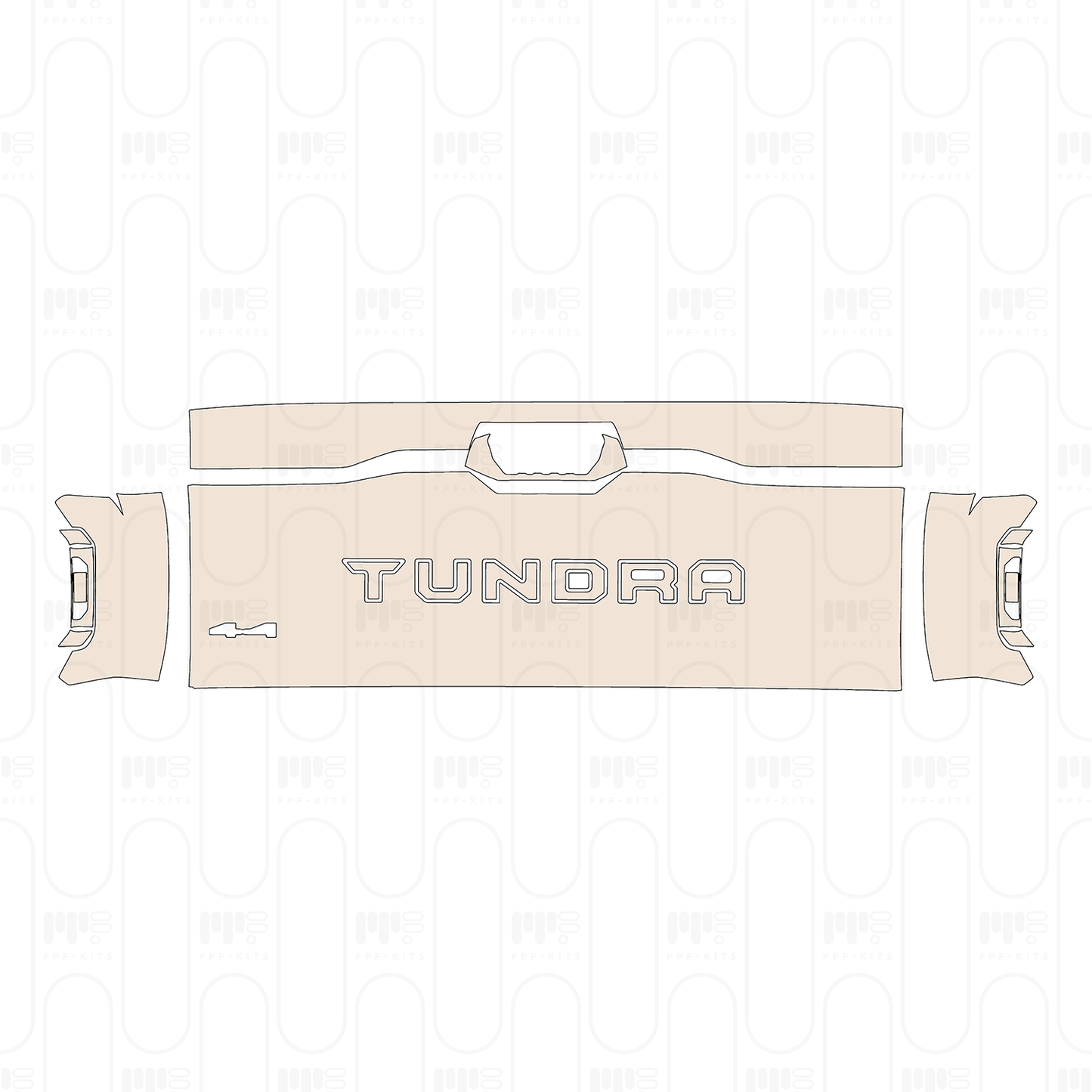 PPF prédécoupé Toyota Tundra CrewMax Capstone 2022