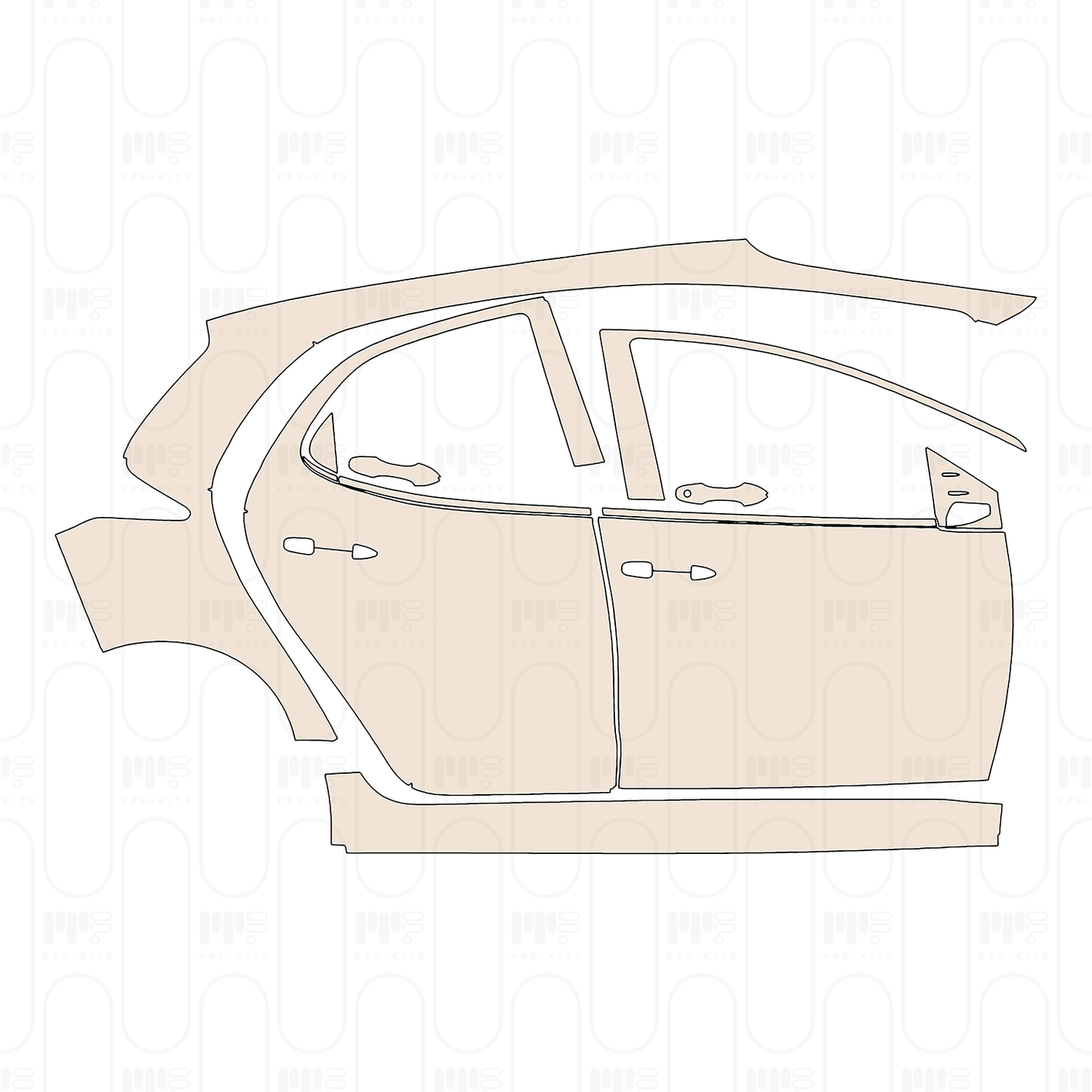 PPF prédécoupé Toyota Yaris 2023