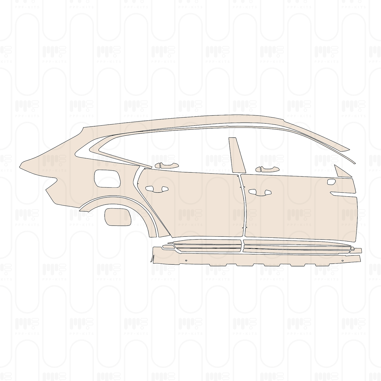 PPF prédécoupé Volkswagen CC Shooting Brake 2023