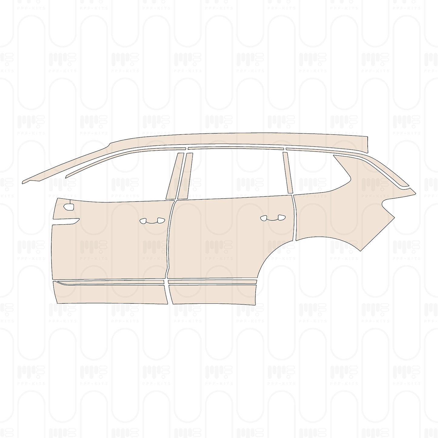 PPF prédécoupé Volkswagen Talagon Base 2023
