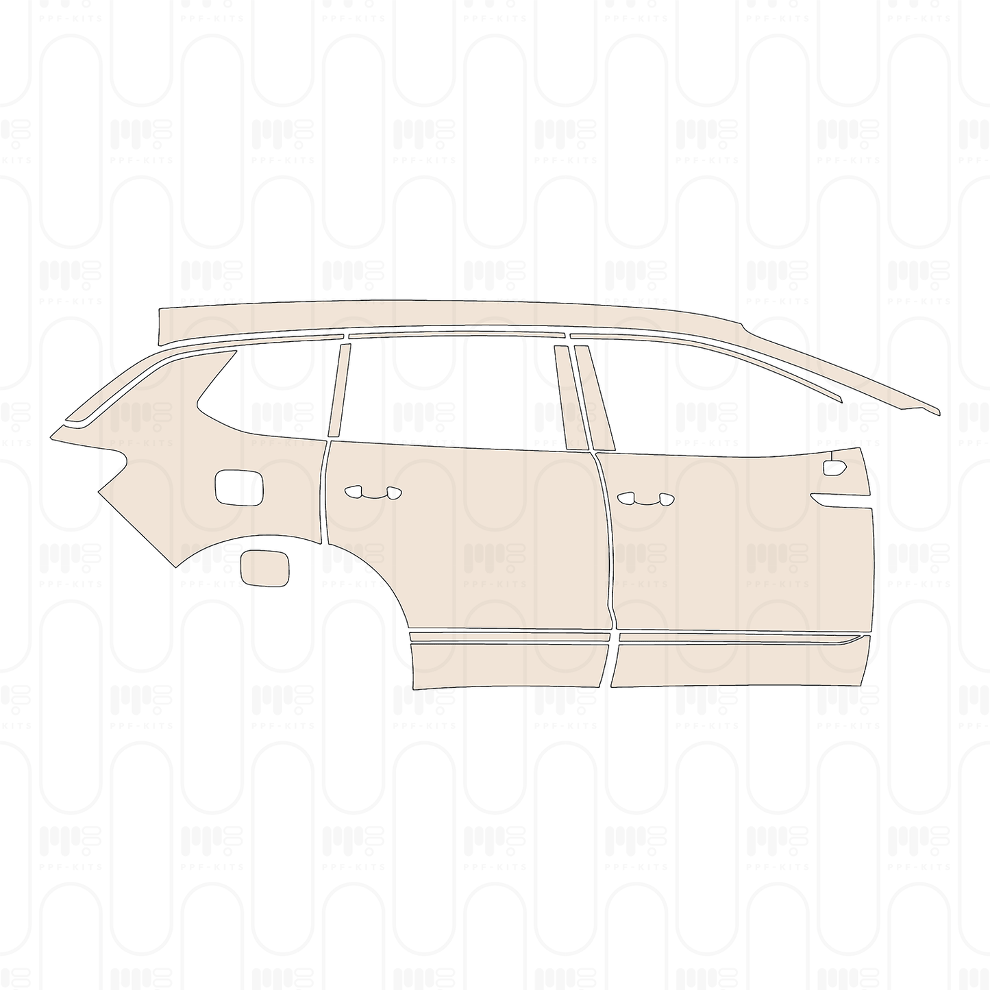 PPF prédécoupé Volkswagen Talagon Base 2023
